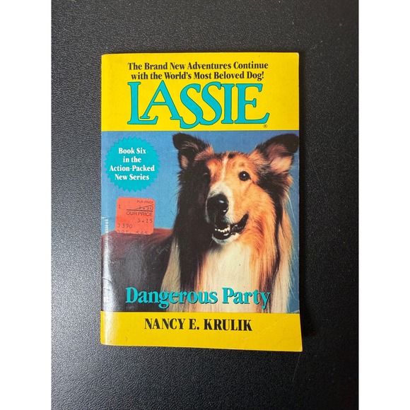 Other - Lassie Dangerous Party Book Six Nancy E‎ Krulik Paperback Novel 1989
